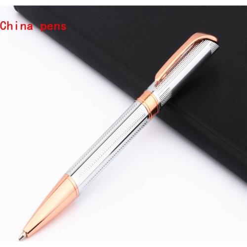 Luxury pens you 719 Platinum Business office Medium nib Ballpoint Pens New Student office stationery