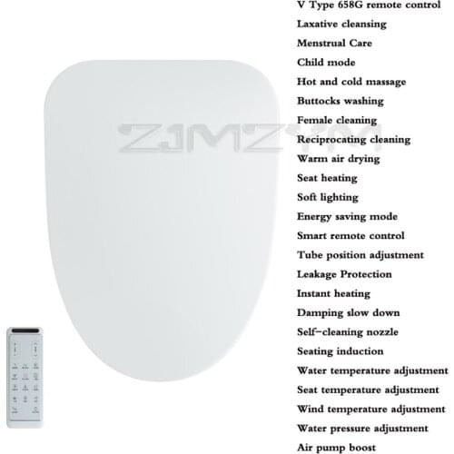 Smart Toilet Seat Electric Bidet Cover Intelligent Bidet Heat Clean Dry Massage Care For Child Woman The Old
