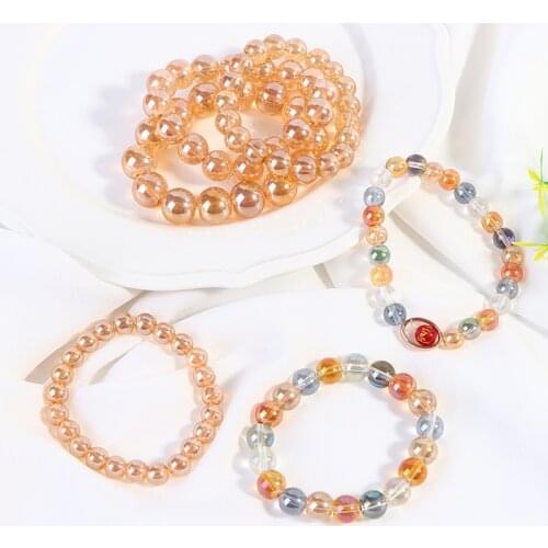 2PCS Natural Baltic Teething Ambers Bracelets for women Amber Bracelet Handmade Original Irregular Amber Beads Jewelry Gifts