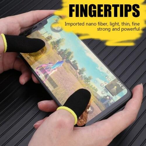 Finger Cover Game Controller For PUBG 2pcs/1pair Sweat Proof Sensitive Non-Scratch Touch Screen Gaming Finger Thumb Sleeve Glove