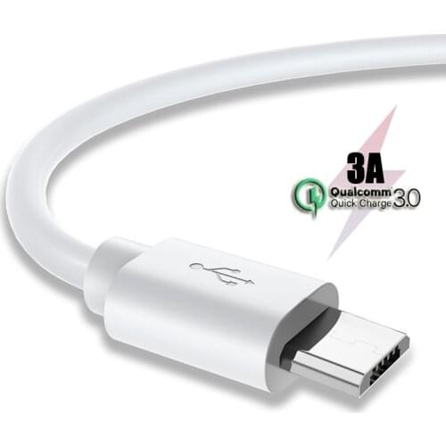 2M/3M Universal Micro USB Cable Type C Cable USB C Fast Charger Wire Quick Chage 3.0 Mobile Phone Charging Cable 2/3M Long Cord