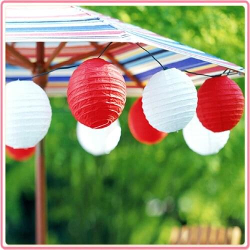 4Inch chinese lanterns Round Paper Wedding Birthday Holiday party Decor Gift Craft DIY Hanging Supplies Garden chandelier