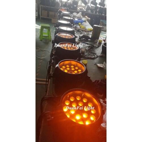6lot 18x15 par led rgbwa wireless dmx par can dj outdoor par rgbwa led zoom for dj ktv party disco