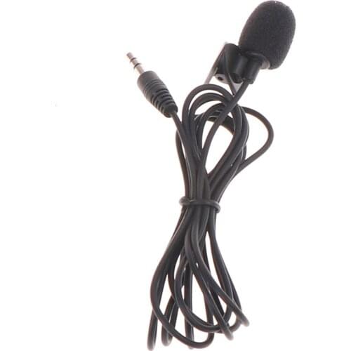 102cm Long Wired Handsfree 3.5 Mm Stereo Jack Mini Car Microphone External Mic For PC Car DVD GPS Player Radio Audio Microphone