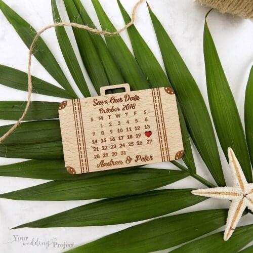 Suitcase Save the Date, Wood Save the Dates, Wedding Invitation, Wedding Favors, Rustic Save the Date, Boarding Pass, customize