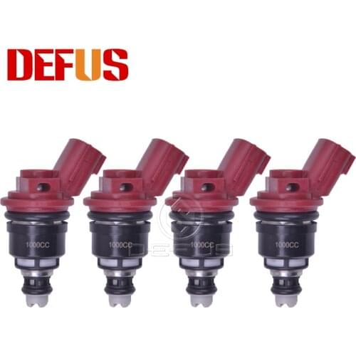 DEFUS 1/4/6/8/12/20PCS Hot Sale 16600-RR544 1000cc Fuel Injector For Nismo Silvia Skyline SR20 S13-S15 SR20DET KA24DE Replace