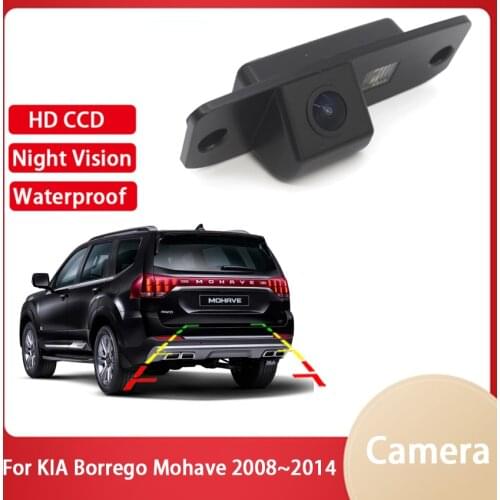 Rear view camera For KIA Borrego Mohave 2008 2009 2010 2011 2012 2013 2014 CCD Full HD Night Vision Reverse Camera Waterproof