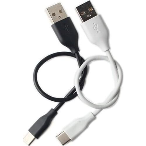 Short Usb Type C Cable 2A Fast Charging Data Cable for Samsung S8 S9 Huawei P20 Mate20 Xiaomi Charger Usbc Cable Android 20cm