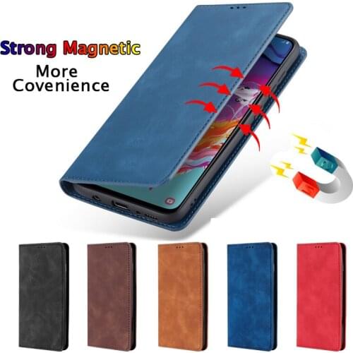 Flip Leather Magnetic Adsorption Case For Motorola E7 E E6S 2020 G8 Power Lite Cover Moto One Fusion Plus G 5G Coque Fundas Euti