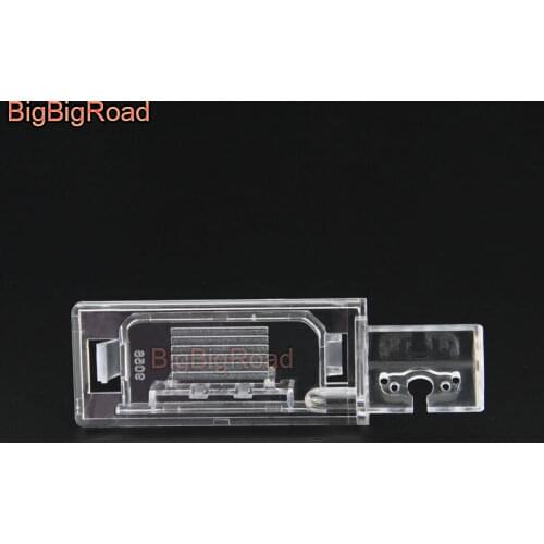 BigBigRoad Vehicle Camera Bracket For Audi A4L TT A5 Q5 2009 2010 2011 2012 Rear View Camera Cover