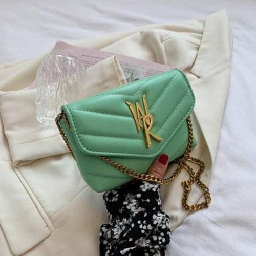 Embroidery Thread Small PU Leather Crossbody Bags for Women 2021 Trend Hand Bag Womens Branded Trending Shoulder Handbags 2021