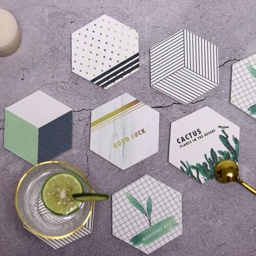 Diatomite Cute Anti-Scald Office Tea Coaster L