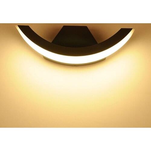 Outdoor Balcony Stairs Engineering Villa Wall Light Of Corridor Aisle Light Waterproof Wall Lamp Arc Style Rainproof Wall Sconce