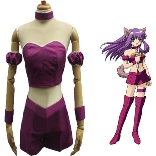 Fujiwara Zakuro Tokyo Mew Mew Cosplay Costume For Halloween Christmas Party Mew Mew Power Full set