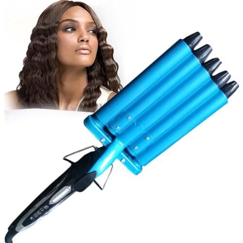 Professional Ceramic Hair Curler 5 Barrels Curling Irons Roller Wand Big Hair Wave Curly Fast Heat Hair Waver Hairstyle Tools