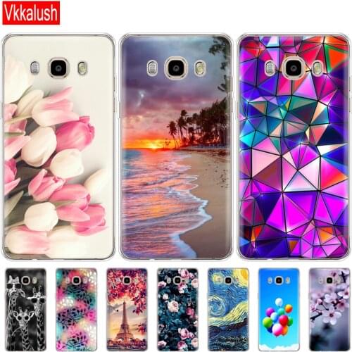 Soft TPU Silicon Case FOR Samsung Galaxy J5 2016 Case J510 J510F Cover FOR Samsung J5 2016 Case shockproof animal shell