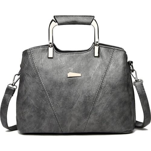 Female Crossbody Bag Shoulder Messenger Bags for Women Tote Bags Luxury Soft Leather Handbag Women Bag Designer Metal Handle