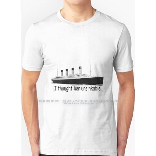Titanic T Shirt 100% Pure Cotton Titanic Boat Catastrophe Kate Winslet Leonardo Di Caprio James Cameron Cameron Belfast