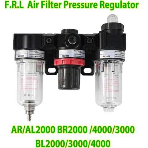 High quality Air compressor pressure regulator Airtac type control pneumatic BR3000 3/8" Port size air treatment units