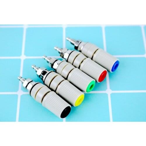 30A high current banana outlet M5*45 pure copper terminal 5mm banana plug socket 4mm terminal grounding pole