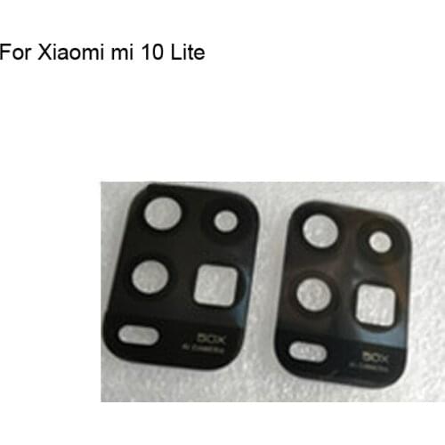 2PCS For Xiaomi mi 10 Lite High quality Replacement Back Rear Camera Lens Glass For Xiaomi mi10 Lite test good Parts