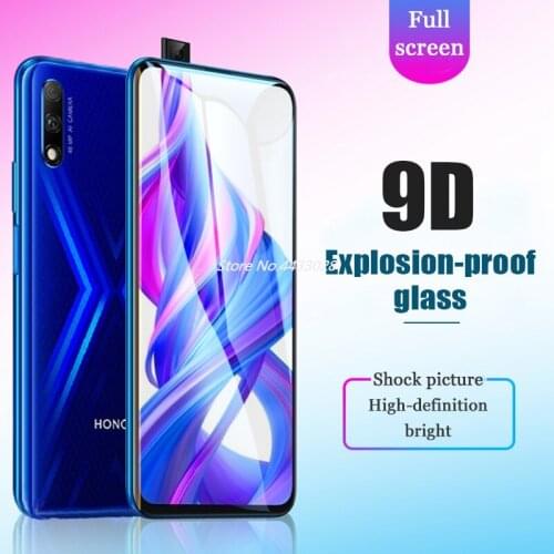 9D full cover protective tempered glass on Huawei Honor 10X 9X 8X Lite Premium screen protector on Honor 8A Pro 9C 9A 8C X10 5G