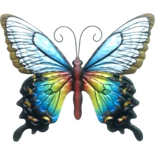 Butterfly Hardware Crafts Pendant 1PCS Metal Wall Hanging Vintage Home Decorations