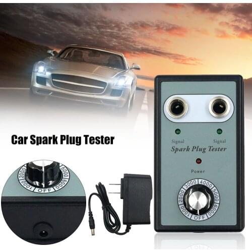 Automotive Diagnostic Tool Car Spark Plug Tester Detector with Two Holes Ignition Plug Analyzer Diagnostic Tool