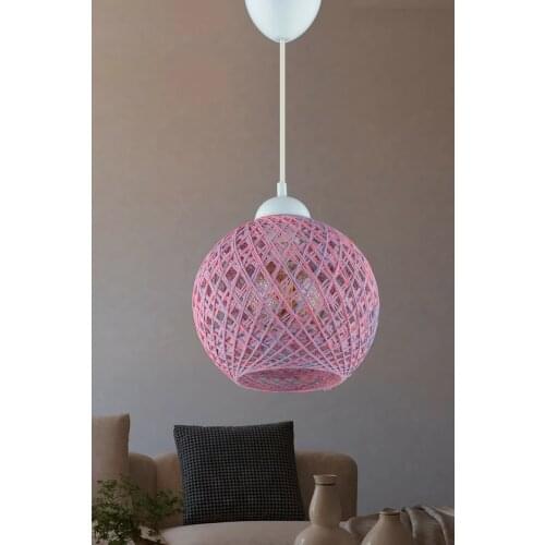 Balle Pink Blue Ball Pendant Lamp Chandelier Md064 Height: 20 cm * Width: 22 cm * Depth: 18 cm * Lamp Holder length: 54 cm