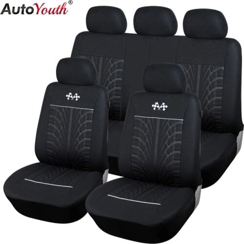 AUTOYOUTH Car Seat Covers Sports Styling Universal Fit Most Automotive Seats Car Seat Protector Covers Auto Interior Accessories
