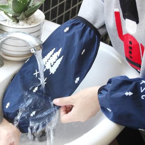 Korean kitchen adult men and women work anti-fouling sleeves long home office kids leggings waterproof sleeves autumn and winter