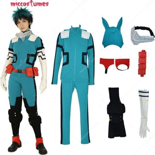 My Hero Academia Midoriya Izuku Deku Cosplay Costume Gamma Battle Suit Fighting Suit