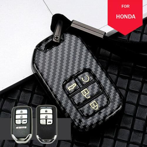 Scrub ABS Full Cover Car Key Case For Honda Vezel city Civic BR-V HR-VCRV Pilot Accord Jazz Jade Crider Odyssey Car Accessories