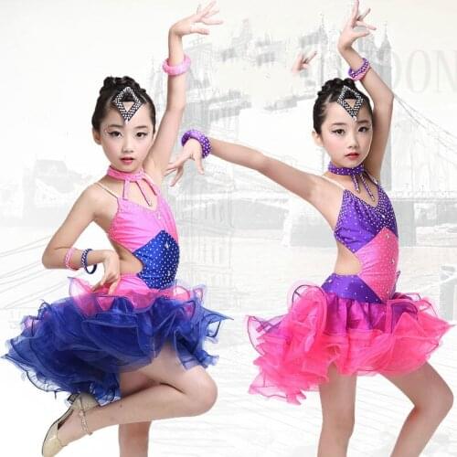 Girls Latin Dance New Childrens Latin Dance Performance Girls Girls Drills Tassel Latin Stage Performance Clothing