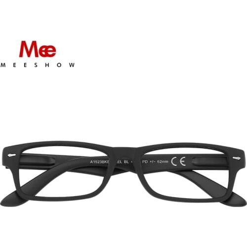 Meeshow Reading Glasses Europe Style Men Women Retro Eyeglasses Glasses with Flex Woody Temple Frame Reading Glasses 1523