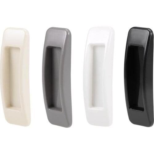 Uxcell Self-Stick Pulls Stick-on Handles for Kitchen Cabinet Door Window ABS Plastic Auxiliary Instant Handle 109x32x14mm