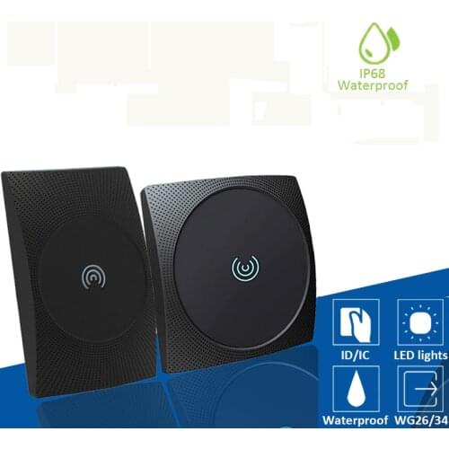 ZK Long Range RFID Card Reader 13.56MHZ/125KHZ Proximity Card Access Control Reader Wiegand 26/34 IP65 Waterproof NFC Reader