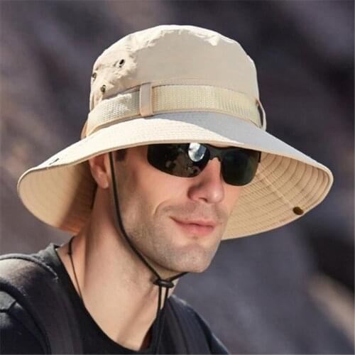 Sun Hat XBG-9202 Summer Fisherman Cap Sports Hat Men Women Boonie Hat Uv-protection Outdoor Hiking Cap