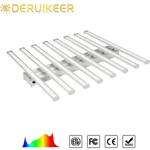 Deruikeer Led Grow Light 8bars 640W Samsung Lm301b Chip Full Spectrum 3000k 6500k High Quality For Seed Veg Flower 2021 New