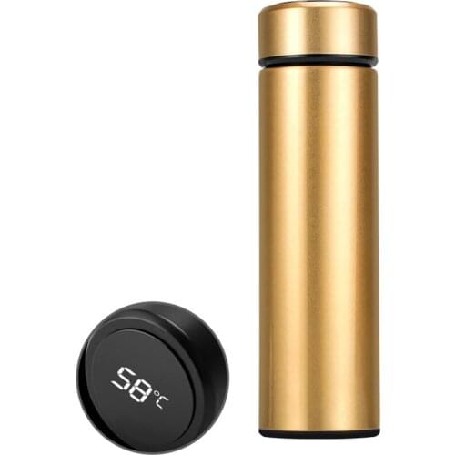 500ML Thermos Vacuum Flasks Temperature Display 304Stainless Steel My Hot Water Bottle Travel Coffee Mug Tea Milk Mug Thermo cup