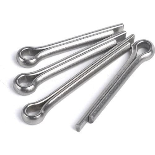 100Pcs M2/M2.5/M3 stainless steel with Zinc Plate U Shape Open Elastic Link Split Cotter