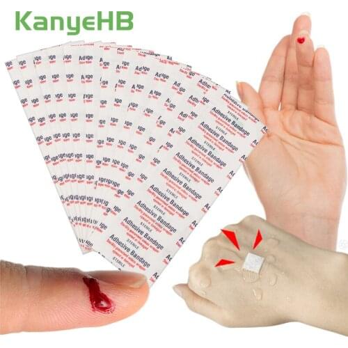 50pcs Band Aid Transparent Waterproof Breathable Ultrathin Bandage First-Aid Emergency Kit Invisible Hemostasis Paster A616