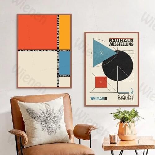 Abstract Art Canvas Painting Retro Poster Geometric Graphic Color Prints Modern Minimalism Poster Home Wall Living Room Decor