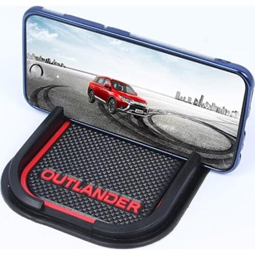Car Phone Holder Anti Slip Mat for Mitsubishi Outlander 2013-2020 Central Control Dashboard Accessories