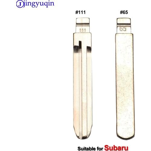 Jingyuqin 1pcs #111 #65 for Benz Key Blade Brand New Metal Uncut Flip KD Remote Car Key Blade Type