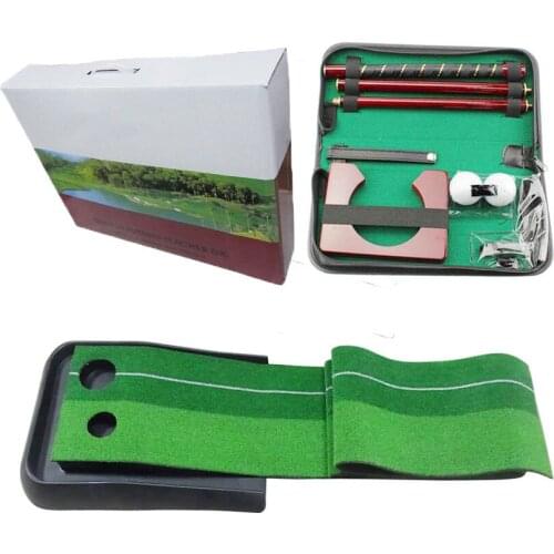 B&G new design ABS plastic base golf putting trainer set