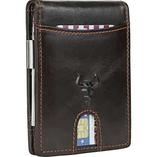 FAMOUSFAMILY Mens Money Clip Wallets