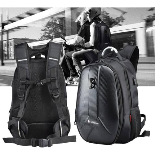 Motorcycle Backpack Helmet Bag Motorbike Riding Travel Shoulder Bag