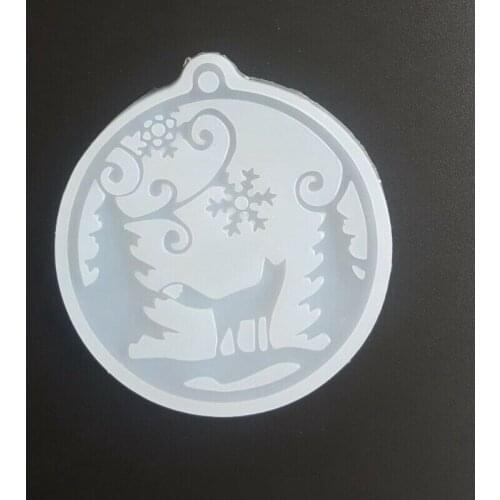 Silicone Christmas Resin Mold Making Pendant Necklace Jewellery Amber DIY Hand Craft