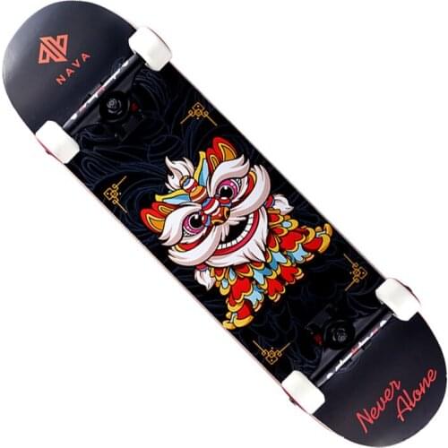GY Skateboard Beginner Street Brush Walking Adult and Children Four-Wheel Road Short Board Twin Tips Assembly Professional Board